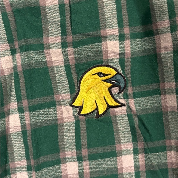 Boxercraft SUNY Brockport Green Plaid Pajama Bottoms-XL - Picture 2 of 5